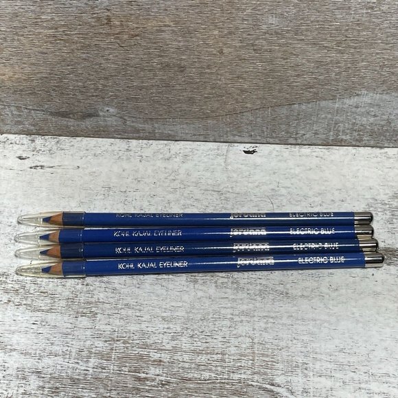 VTG Lot of 4 Jordana Kohl Kajal Eyeliner Pencil Matte ELECTRIC BLUE - Picture 12 of 12